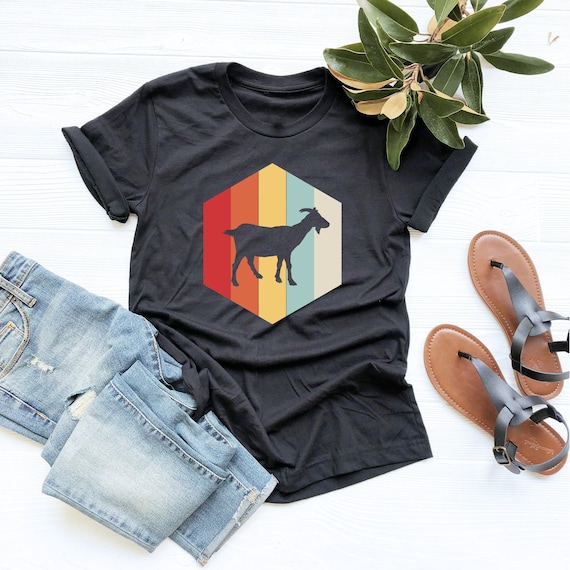Retro Goat Silhouette Shirt, Goat Shirts, Goat Gifts, Goat Tshirt, Goat Owner, Goat Shirt, Goat Gift, V-Neck, Tank Top, Sweatshirt, Hoodie