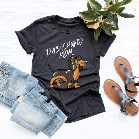 Dachshund Mom Shirt, Dachshund Shirt, Dachshund Lover Gift, Womens Shirt, Dachshund Lover,Dachshund Gift, V-Neck,Tank Top,Sweatshirt, Hoodie