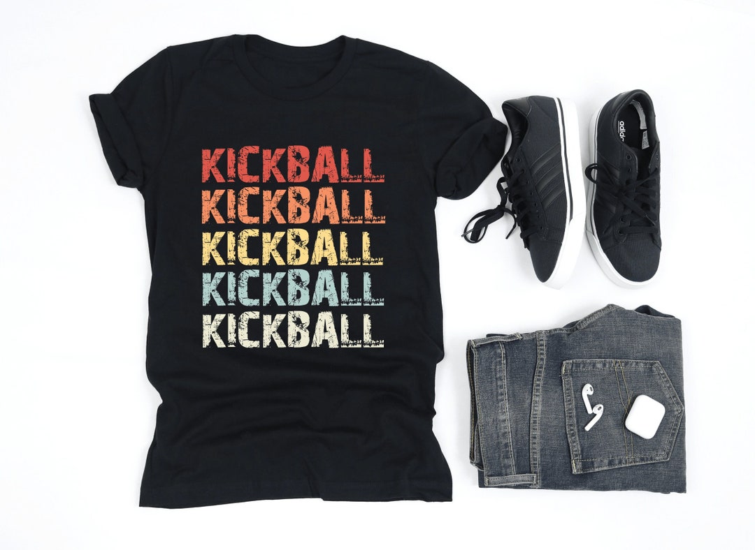 Retro Kickball Shirt, Kickball Shirt, Kickball Tshirt, Kickball Player