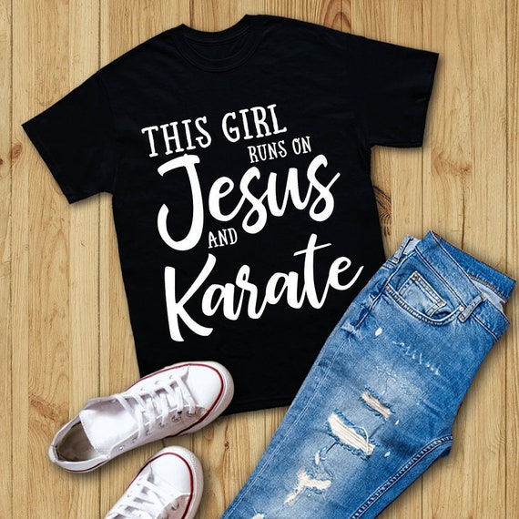 This Girl Runs On Jesus And Taekwondo T Shirt Christian Gift This Girl Runs On Jesus And Taekwondo T Shirt Christian Gift