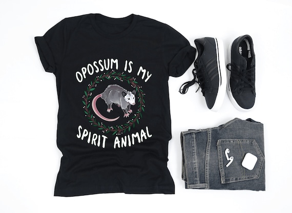 Opossum Is My Spirit Animal Shirt, Opossum Lover Shirt, Opossum Lover Gift, V-Neck, Tank Top, Sweatshirt, Hoodie