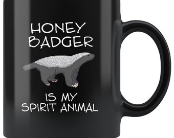 Honey Badger Mug, Honey Badger, Honey Badger Lover, Honey Badger Gift, Badger Mug, Badger Gift, Badger Cup, Honey Badger Cup