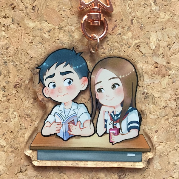 Teasing Master Takagi-san Acrylic Charm Keychain