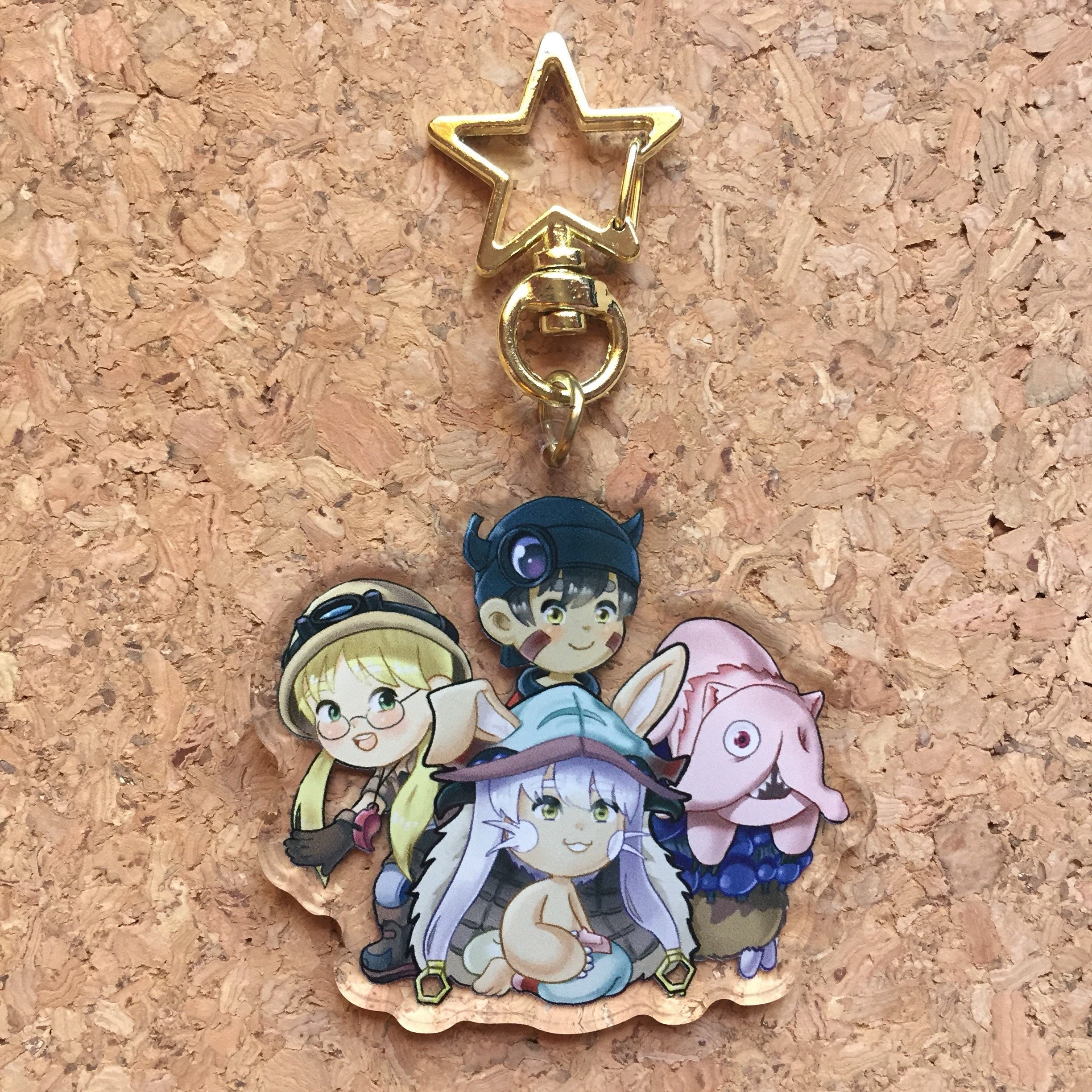 1.5 Made in Abyss Nanachi Chibi Keychains Made in 