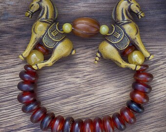 Double Horse Bracelet for success
