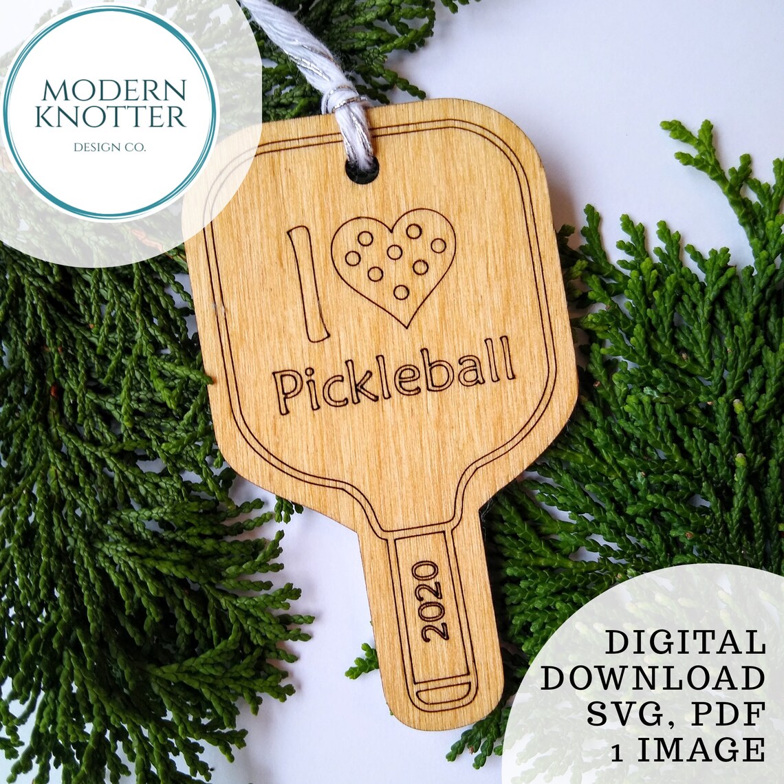 Pickleball Christmas Ornament Updated for 2021 and Also With Etsy