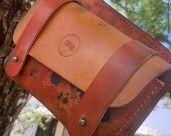 LEATHER SADDLE BAG