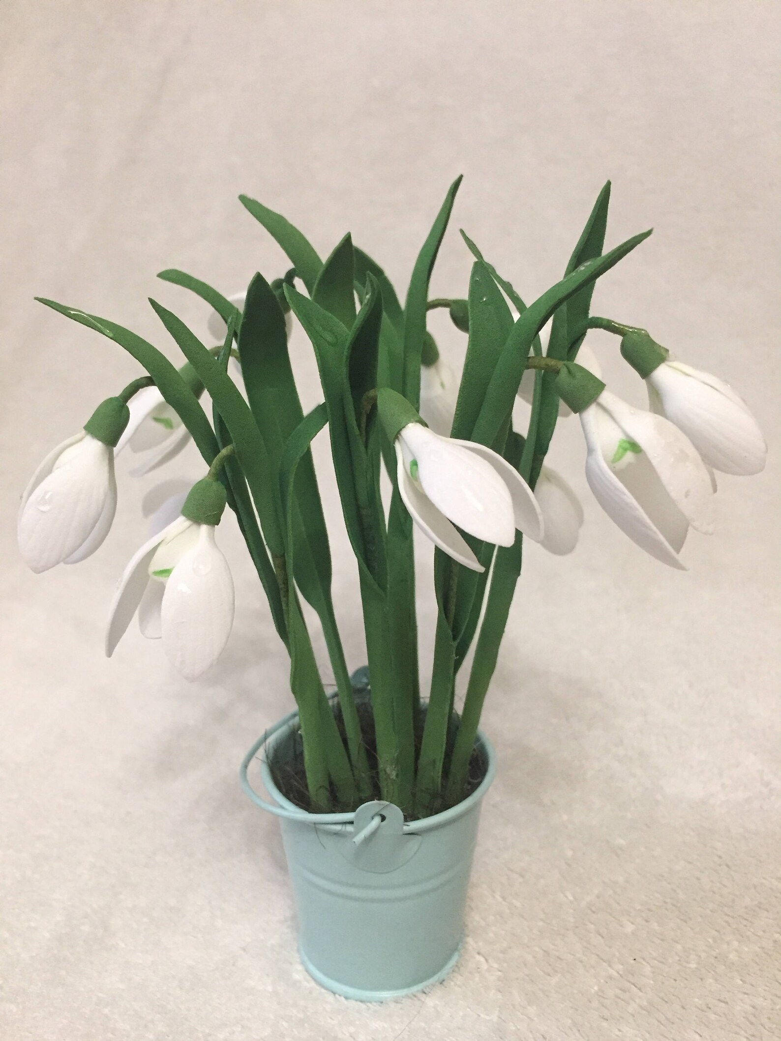 Подснежники из фоамирана
