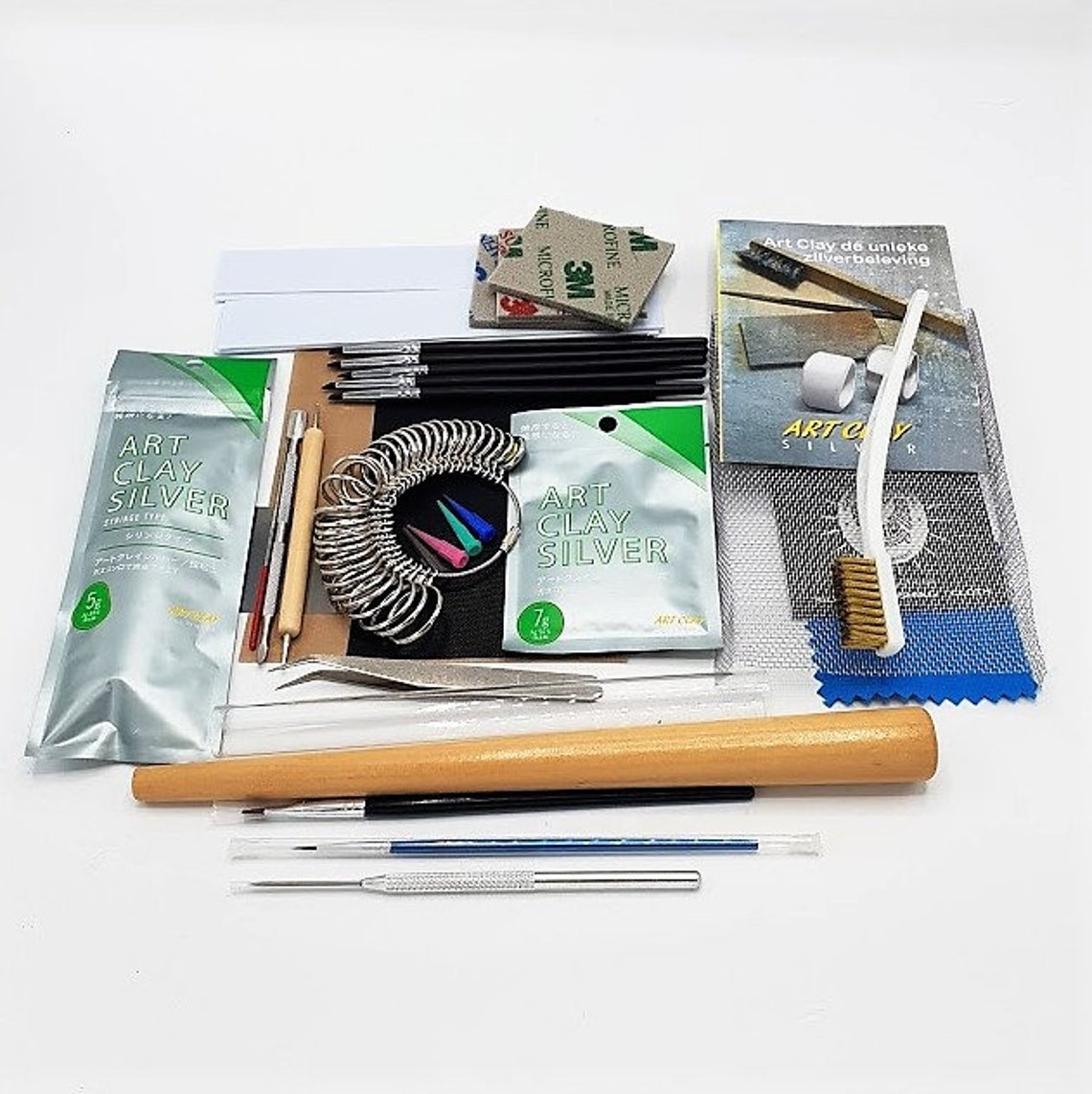 Metal Clay STARTER KIT Incl. Ring Tools. Silver Clay Starter Etsy