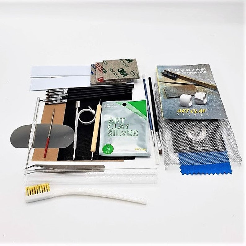 Metalclay Starter Kit Basic Silver Clay Starter Pack Basic Etsy