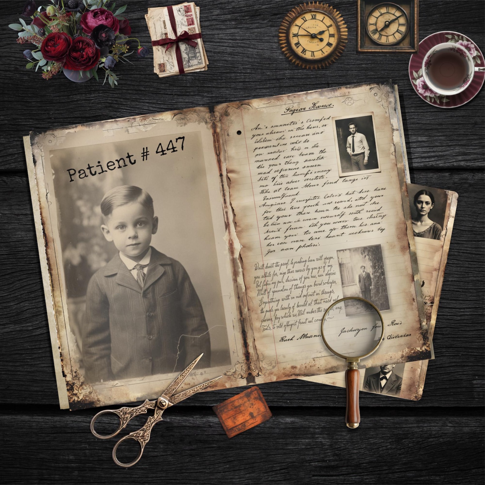 Asylum Junk Journal Pages Bundle - Creepy Lunatic Asylum - Foldable US ...