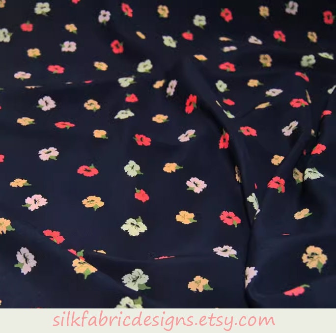 14 Momme  Crepe De Chine Silk Fabric 138 cm wide by the Yard