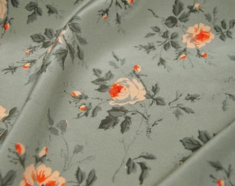 16 momme Floral Print Silk Crepe de Chine Fabric by the yard
