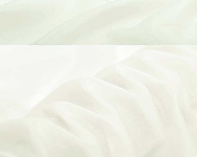 Off White Stretch Charmeuse Fabric main image 0