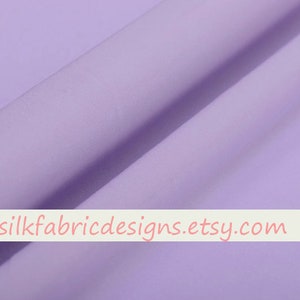Solid Purple 100% Silk Crepe de Chine Fabric Width 140 cm/55 inch 16 momme