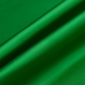 Solid Dark Green 100% Stretch Silk Satin Lining Fabric By the Yard 16m/m Solid Lining Cloth