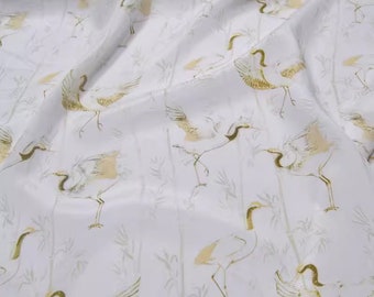 12 Momme Crepe De Chine Silk Fabric 138 cm wide by the Yard