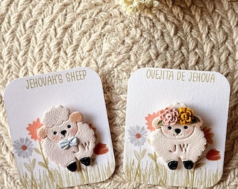 JW sheep pins