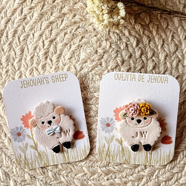 broches de oveja JW