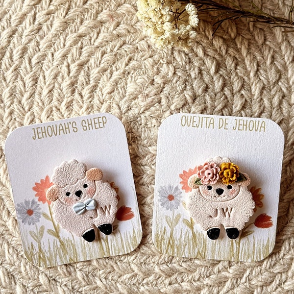 JW sheep pins