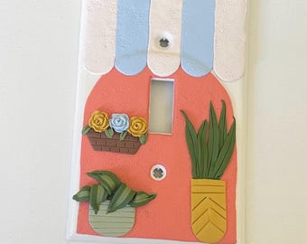 カラフルなアートライトスイッチカバー