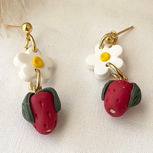 Mini Strawberry earrings