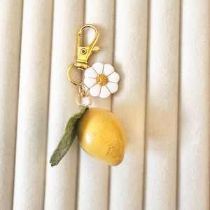 lemon purse charm