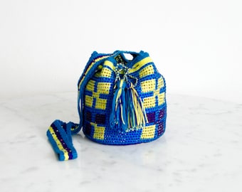 Bejeweled Mini Bucket Bag