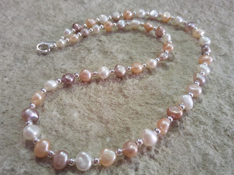 Freshwater Breeding Pearls Necklace #1177