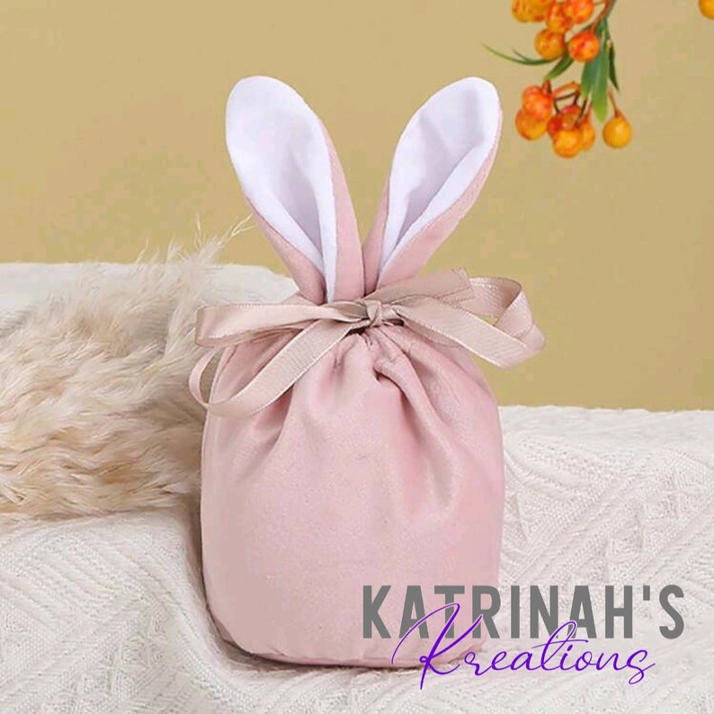 Personalised Easter Gift Bag kids easter gift egg hunt treat image 6