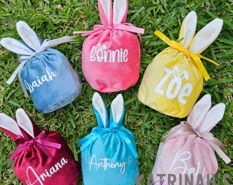 Personalised Easter Gift Bag - kids easter gift egg hunt treat