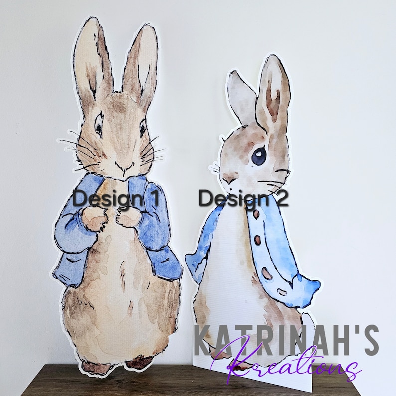 Peter Rabbit Utline Peter Rabbit Cut Out - Standee Character Prop 2 Styles - Etsy Australia