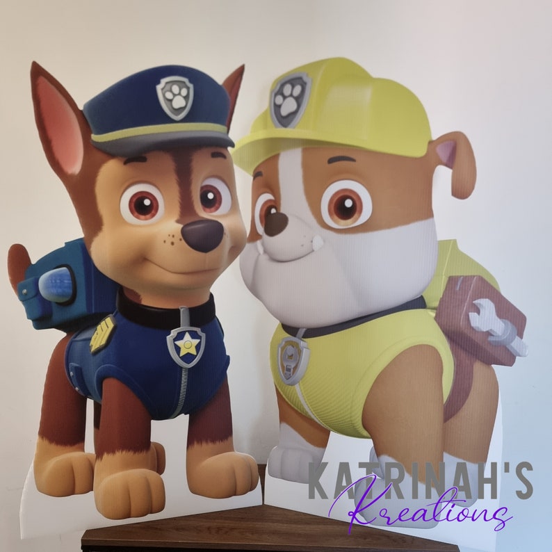 Paw Patrol Custom Character Cut Outs CHOOSE YOUR CHARACTER - Etsy Australia