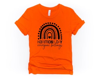 Harmony Day Design Rainbow SVG PNG Harmony Day Shirt design Everyone Belongs, Harmony Week Australia, March 21