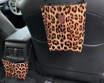 Auto-Müllsack, Auto-Veranstalter, grüner Müllsack, wiederverwendbarer Mülleimer, Auto-Mülltasche, Kopfstütze Müllsack, Autozubehör, Müllsack für LKW