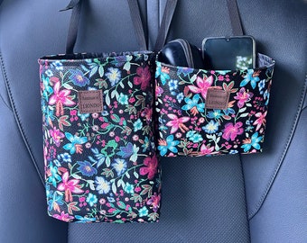 Auto-Müllsack, Auto-Veranstalter, grüner Müllsack, wiederverwendbarer Mülleimer, Auto-Mülltasche, Kopfstütze Müllsack, Autozubehör, Müllsack für LKW