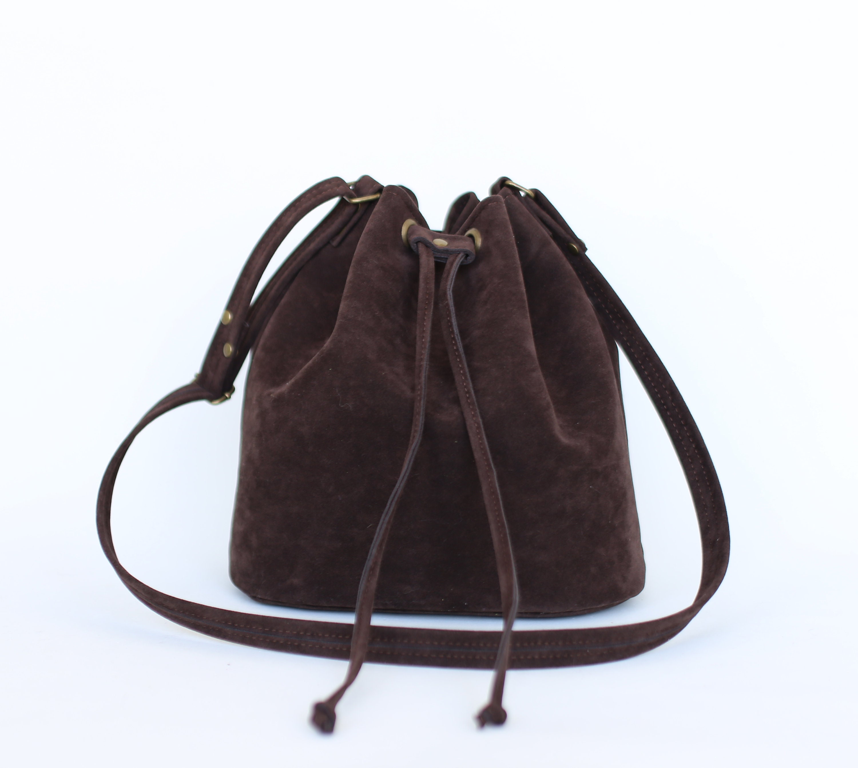 Suede Bucket Bag Vegan Suede Bucket Bag Vegan Leather Bucket Bag