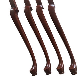 Cherry Queen Anne solid wood furniture legs