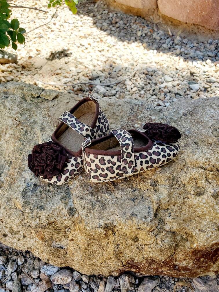 leopard print baby shoes