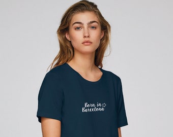 Silkiss T-Shirt Organic Cotton "Born in Barcelona"