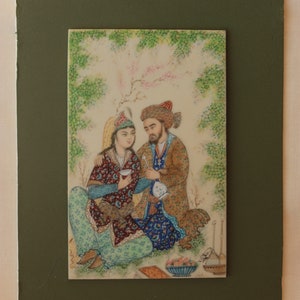 Turkish Ottoman Hand Painted Miniature Art