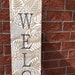 WELCOME SIGN for Front Door, Floral Welcome Sign, Flower Pattern Welcom ...