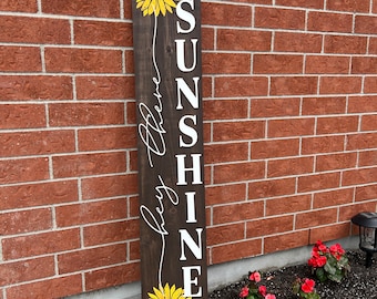 WELCOME SIGN Hey there Sunshine 3D for front door, Front Door Decor, Colorful welcome sign, Flower pattern welcome sign