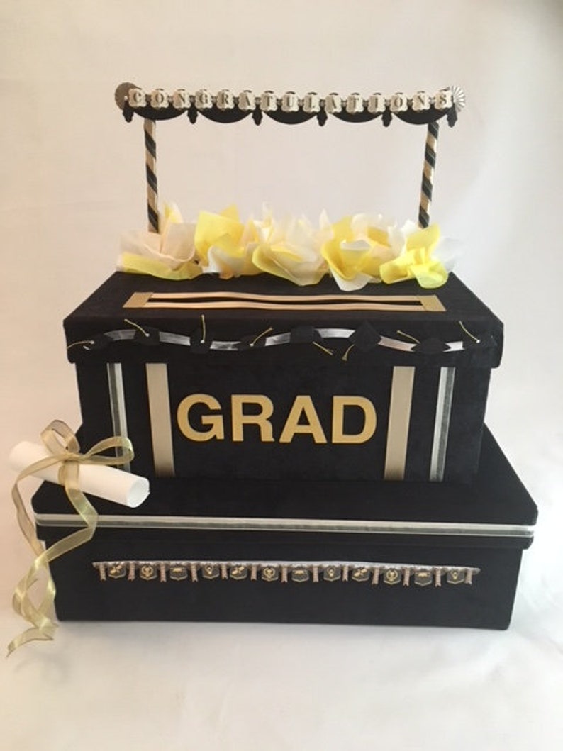 High School Graduation Card Box College Graduation Party Send Etsy