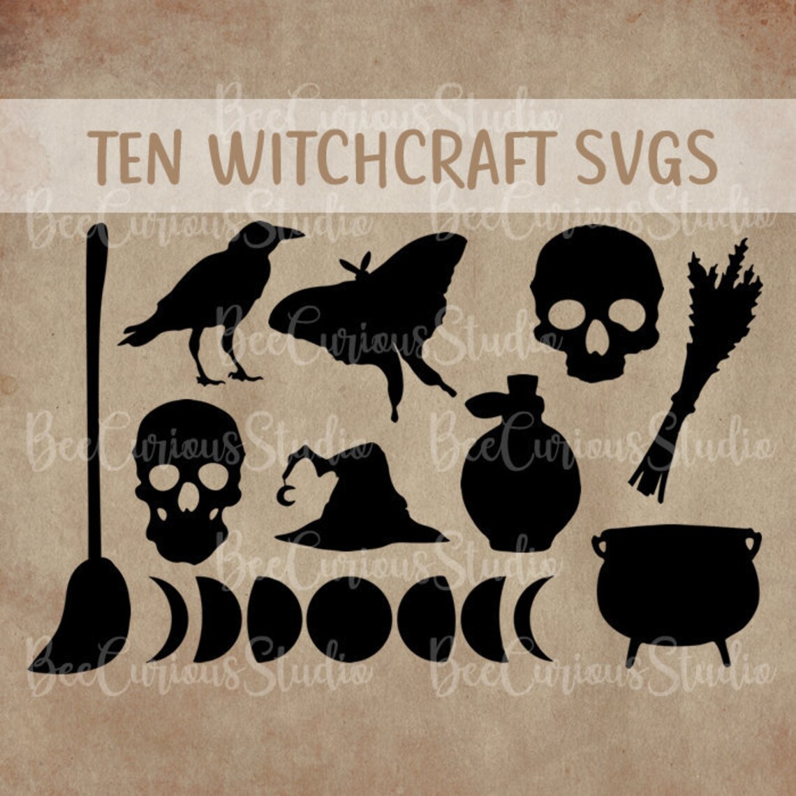 Witchcraft Set 10 Svgs Digital Download SVG Cricut Cut | Etsy