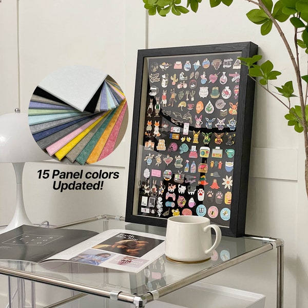 Groot acryl top emaille pin badge displayframe, koffer, bord voor pincollectie [BECOSMIC STUDIO]