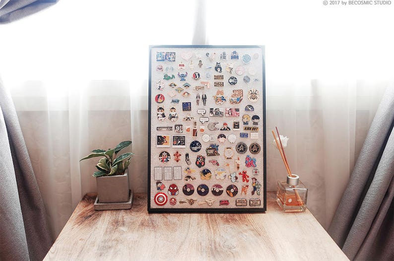 Pin Badge Display Metalframe Pin Display Pin Badge Box Pin Etsy