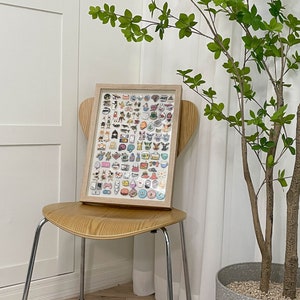 Large Acrylic Enamel Pin Display Frame – Dustproof Wall Case for Pin ...