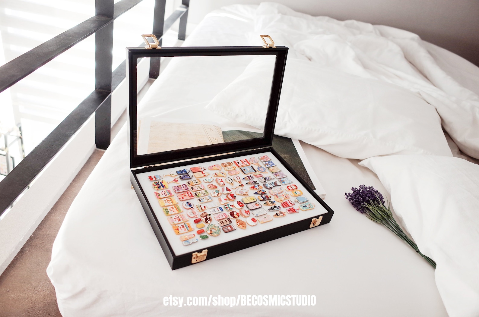 Pin Badge Display Case Pin Display Pin Badge Box Pin Etsy