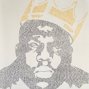 Notorious B.I.G. Lyric Art image 3